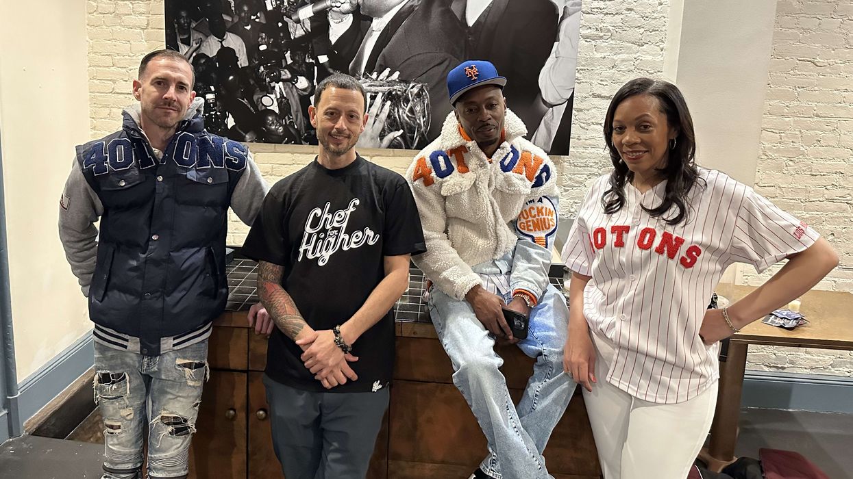 40 Tons NY Launch (l-to-r): 40 Tons' COO Anthony Alegrete, Chef for Higher's Hawaii Mike Salman, 40 Tons' Corvain Cooper and CEO Loriel Alegrete.