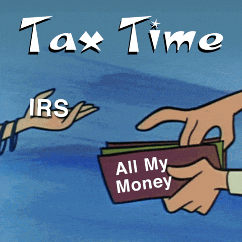 Animated GIF of wallet with money;  with wife taking the wallet after spouse tries to hand denomination