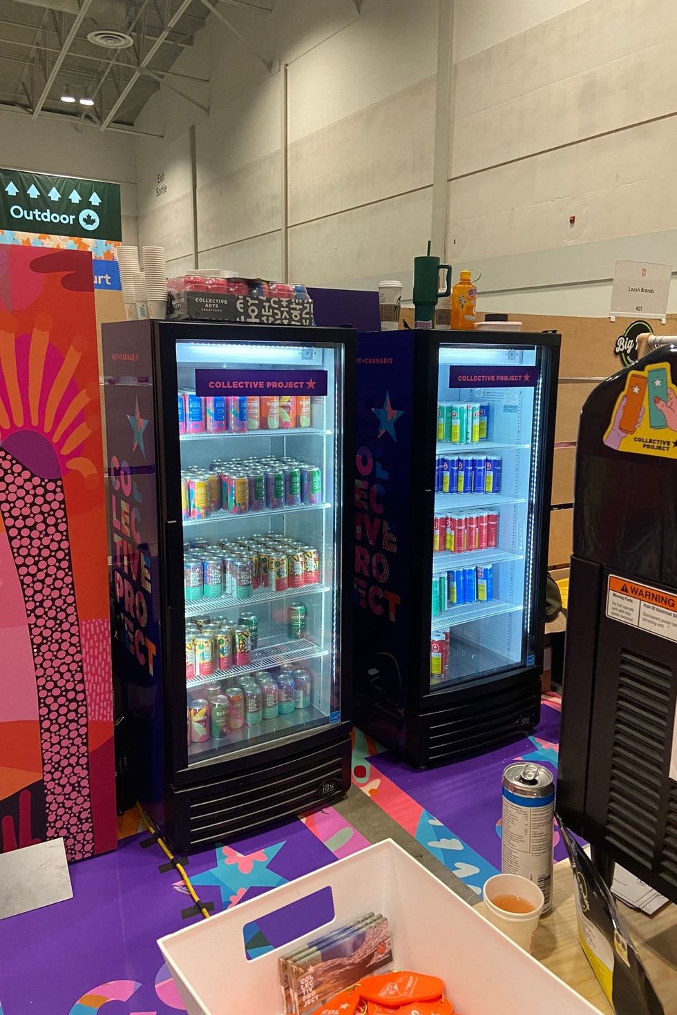 Collective Project, an Ontario-based drink manufacturer with some of the most unique flavors on the market at Hall of Flowers