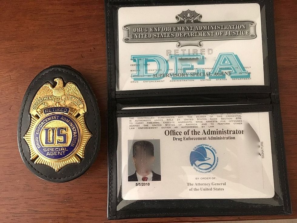 DEA badge and ID