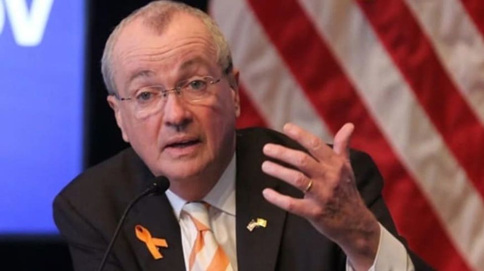 Governor Phil Murphy’s daily press conference discussing Covid-19 at the War Memorial in Trenton