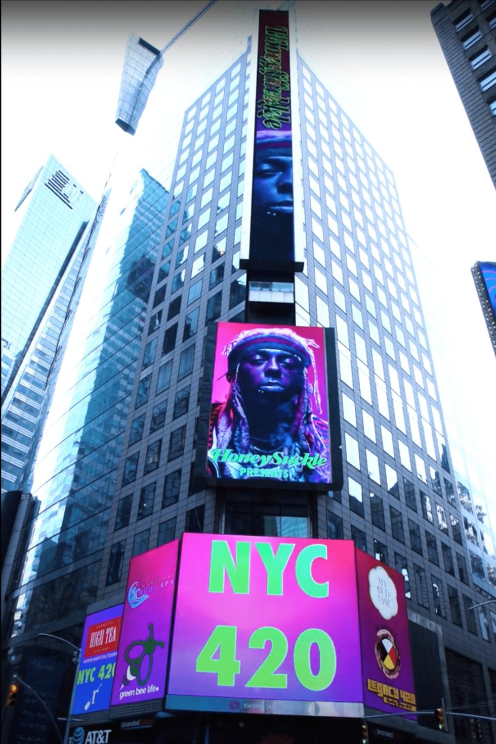 Honeysuckle Lil Wayne Times Square