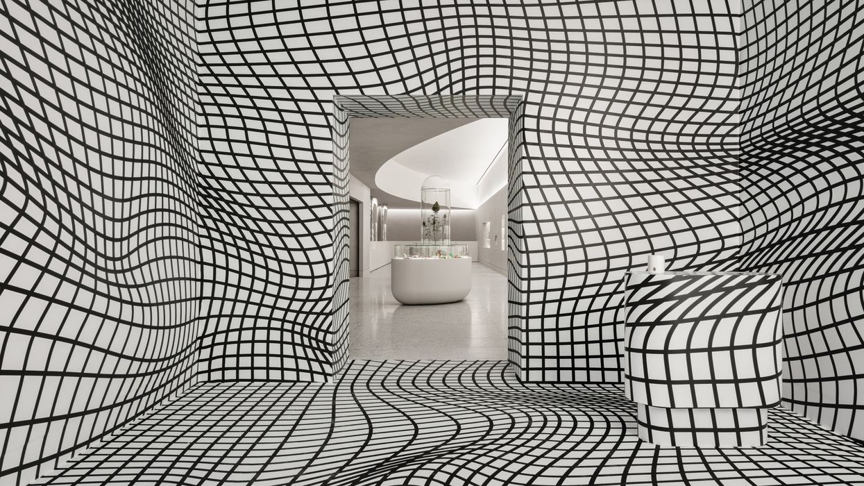 image of the inside of the new Travel Agency dispensary in SoHo NYC.