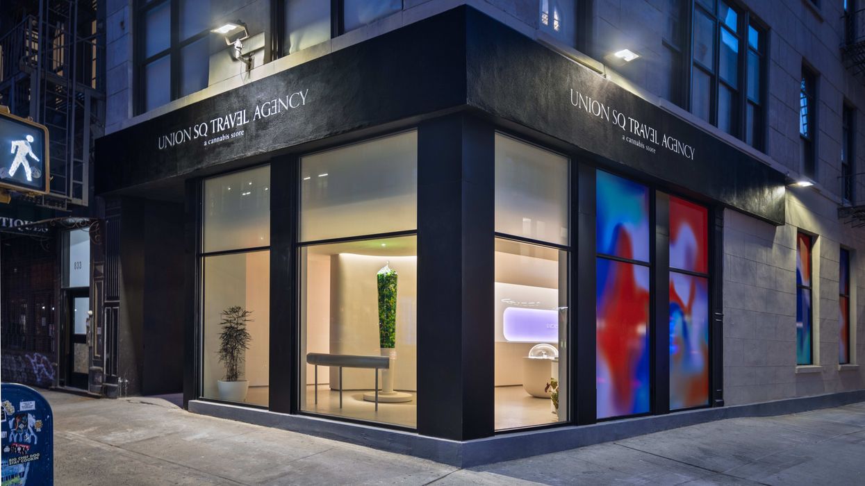 Image of Travel Agency - a legal cannabis dispensary - storefront in Union Square