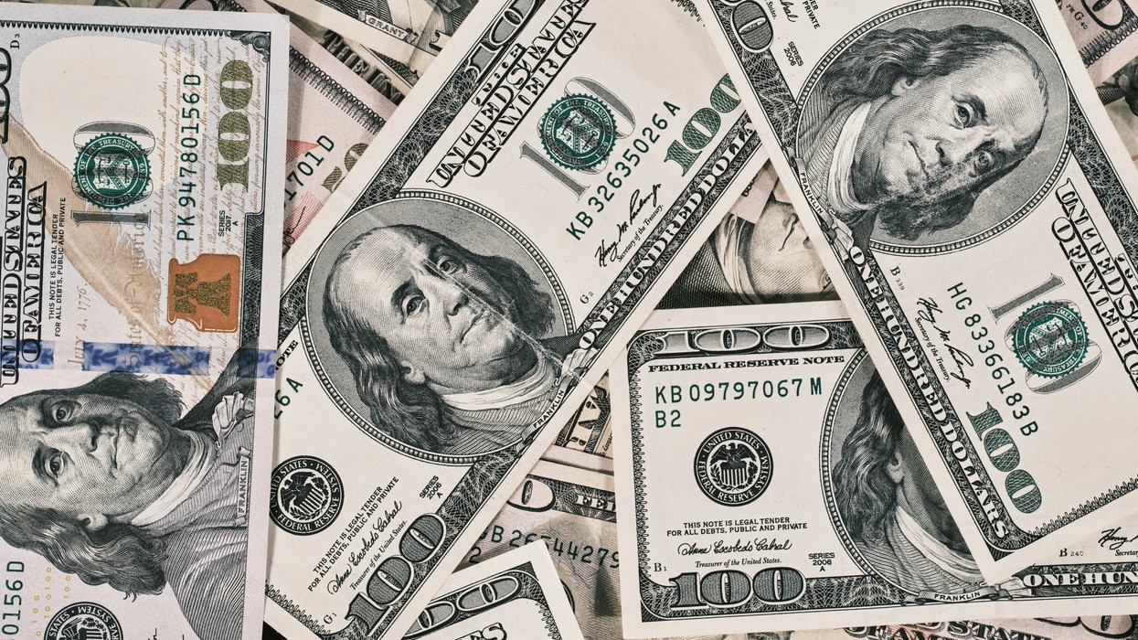 image of U.S. bank notes, currency
