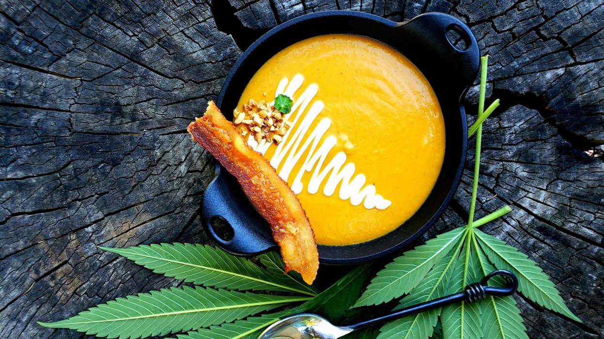 Cooking With Cannabis: Curried Sweet Potato & Salted Peanut Purée