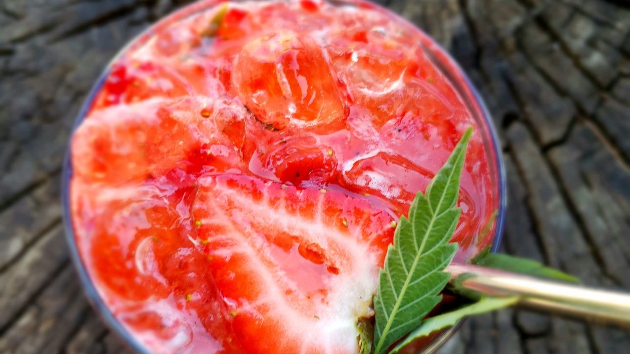 Cooking With Cannabis: Sativa Strawberry Bourbon Smash