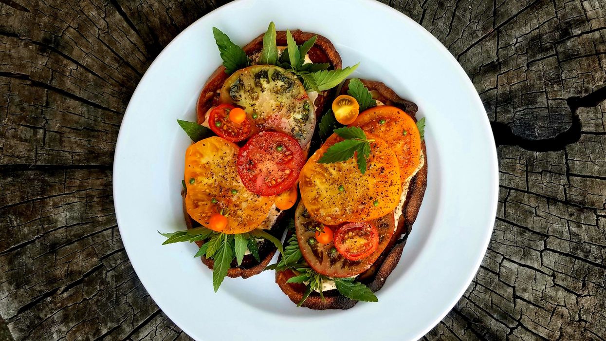 Cooking With Cannabis: Heirloom Tomato Toast