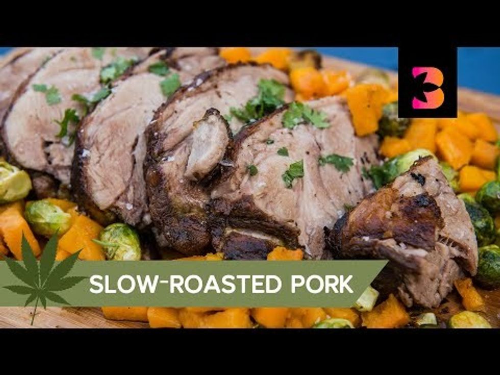 Slow Roasted Marinated Pork Shoulder (Pernil) | Cooking with Cannabis