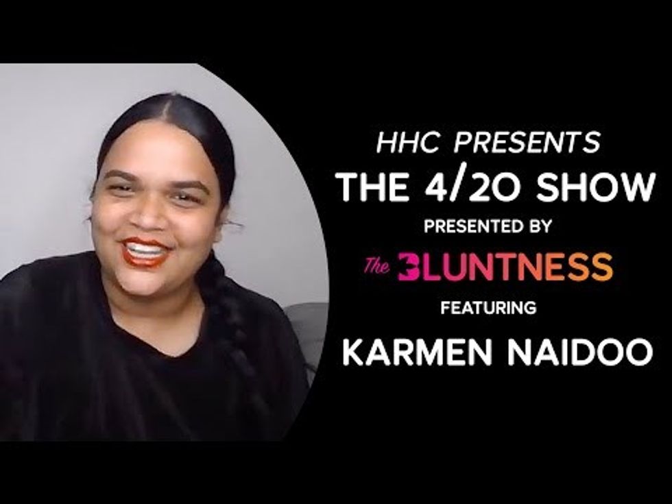 Karmen Naidoo in The 420 Comedy Show | Sponsored by The Bluntness