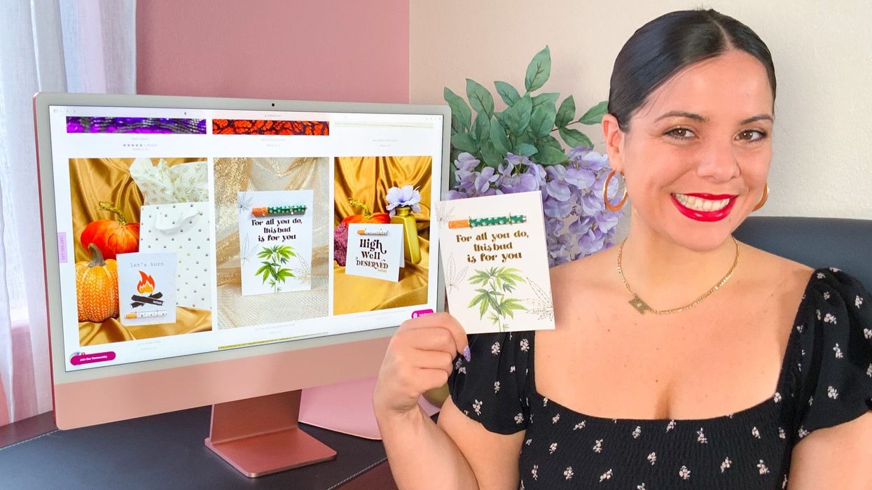 Lauren Miele and KushKards