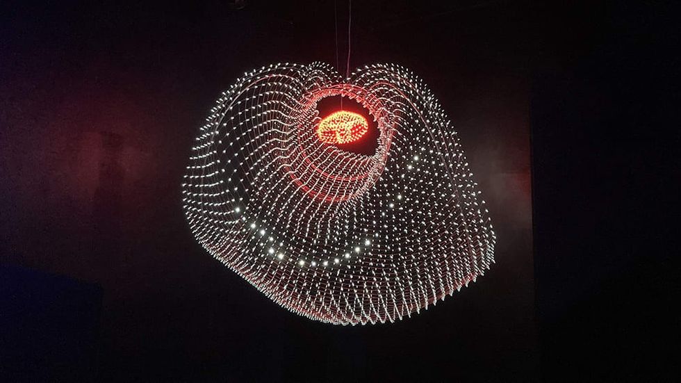 lighting piece by Jason Krugman