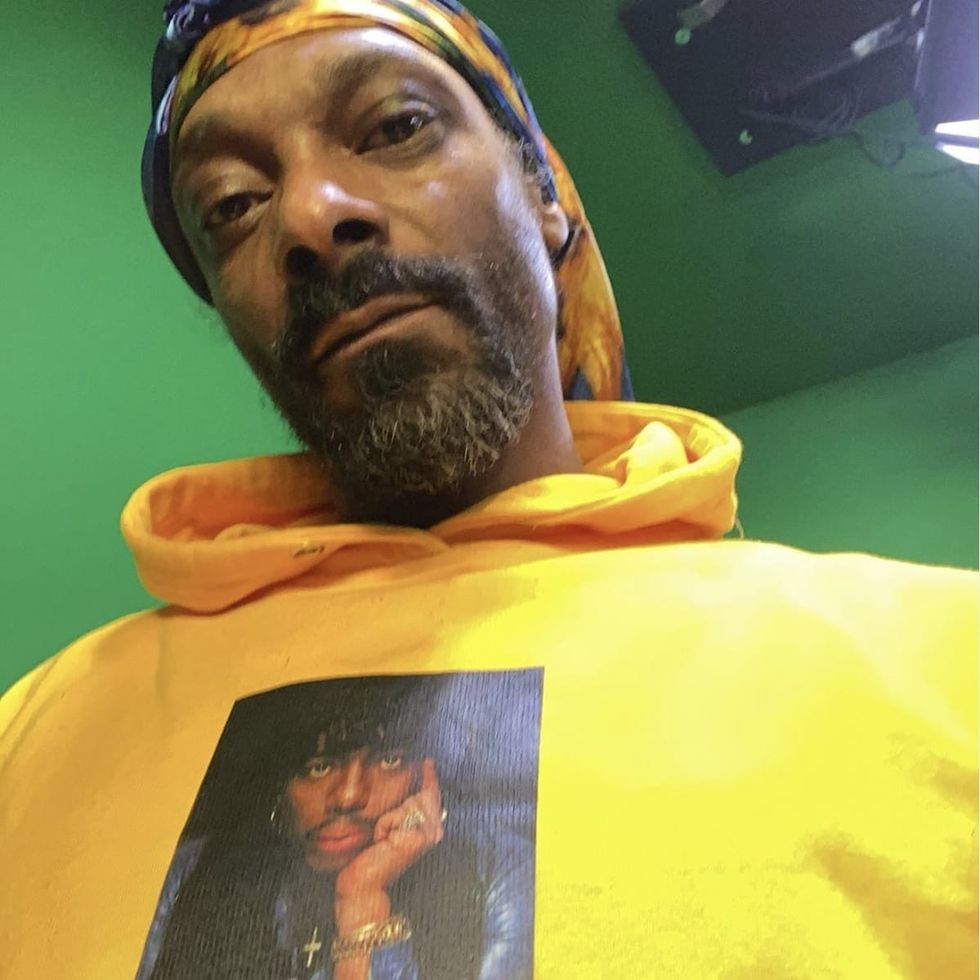 Selfie of Snoop Dogg