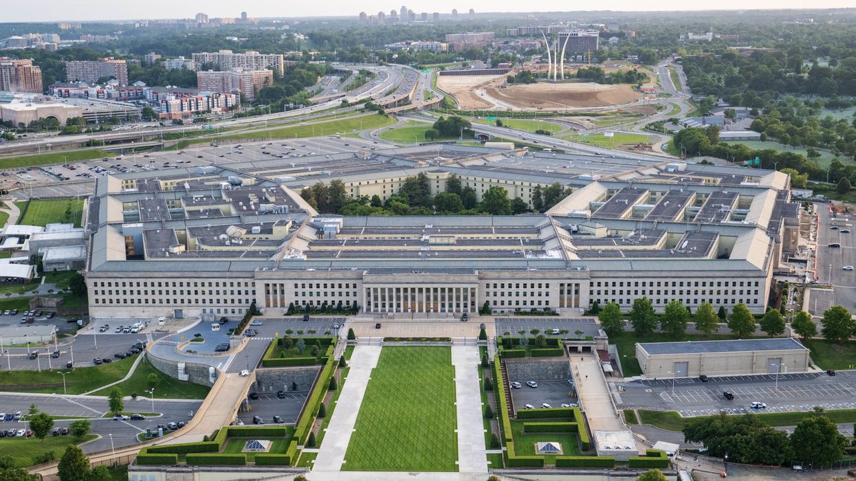 the pentagon, washington dc, aerial view