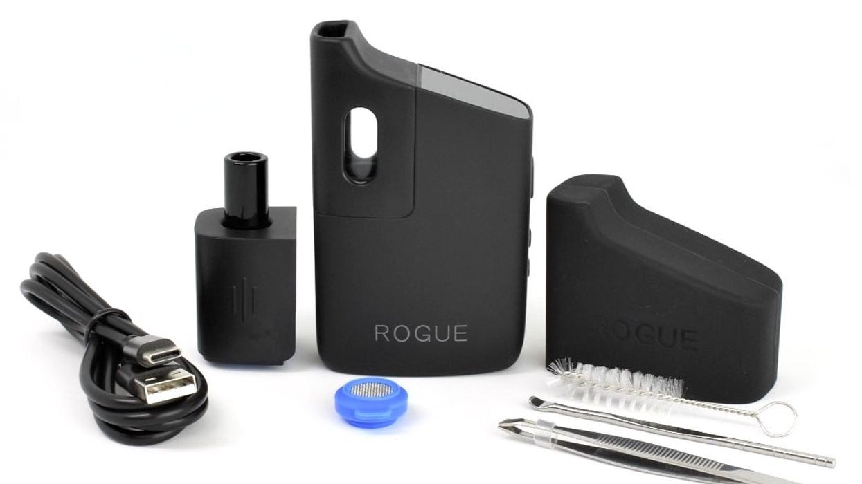 The ROGUE is the newest dry herb vaporizer by Healthy Rips.