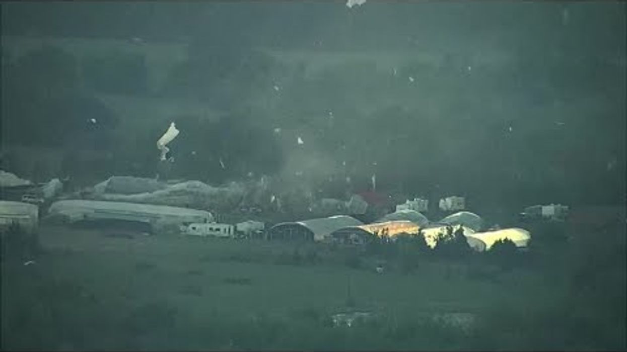 WATCH: Tornado hits marijuana grow farm near Maud